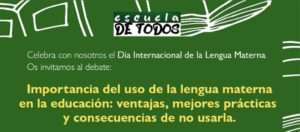 Imagen destacada para el acto del Día de la Lengua Materna
