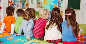 Niños de P3 en clase