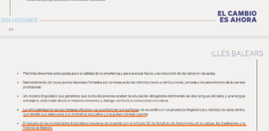 Asociaciones denuncian política lingüística Gobierno Balear