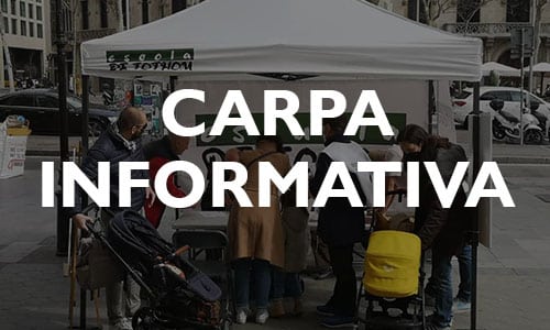 Carpa informativa de Escuela de Todos