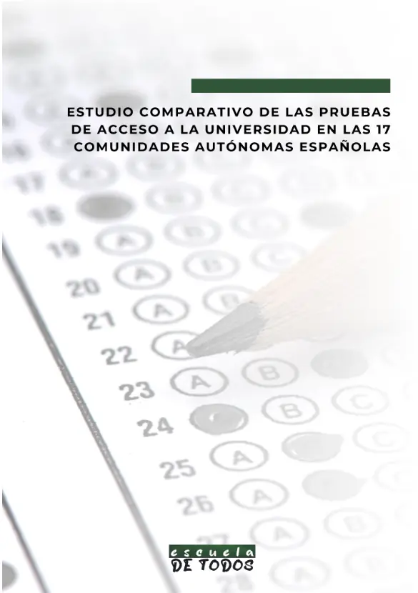 Cartel estudio EBAU 2023 realizado por Escuela de Todos
