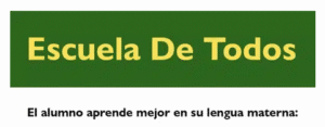 cartel ventajas estudiar en lengua materna